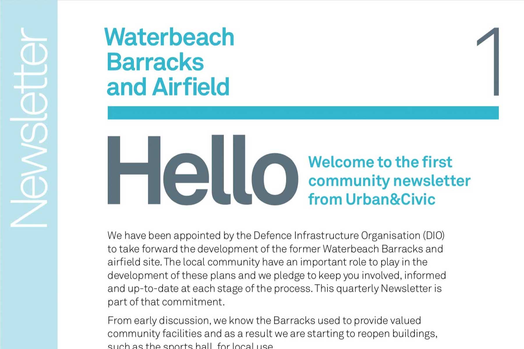 Featured image for “Waterbeach Barracks Newsletter Autumn 2015”