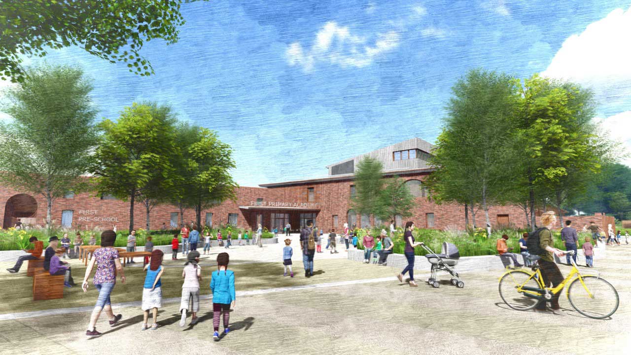 Featured image for “Woodland plaza planned at Waterbeach’s first primary school”