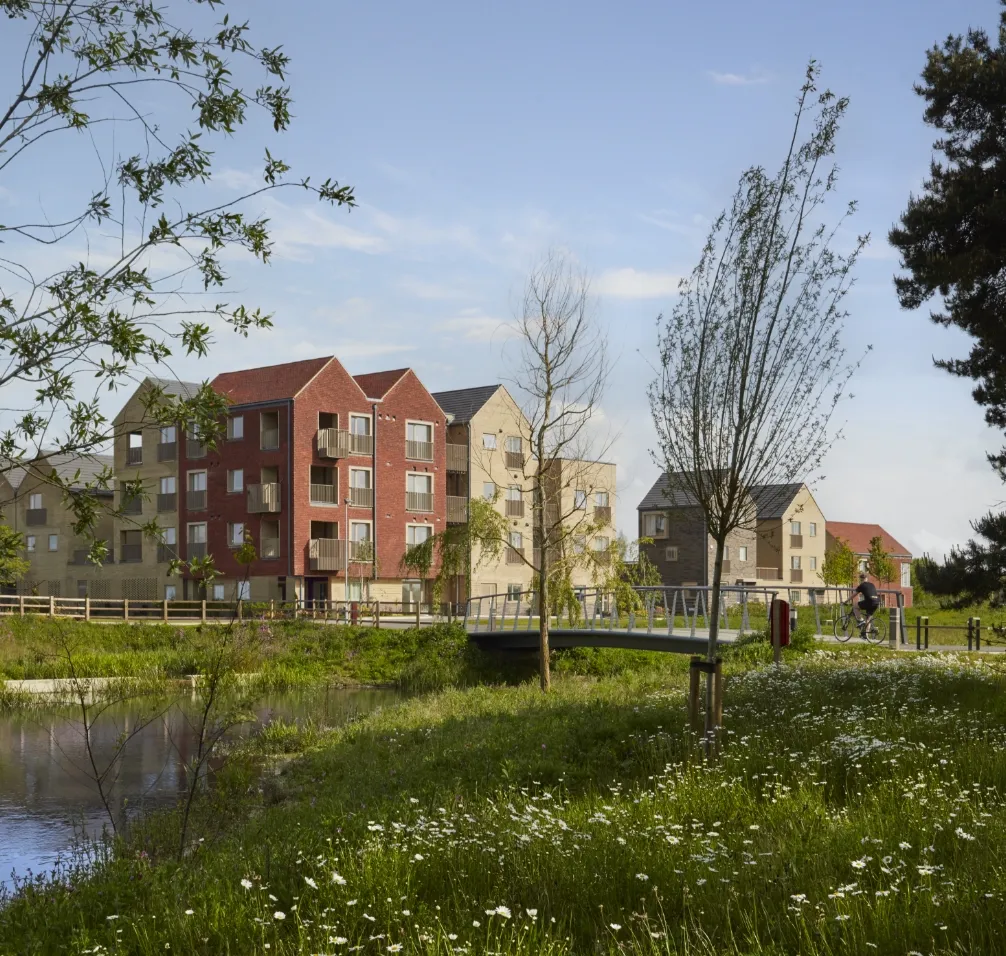 Homes by the lake at Waterbeach