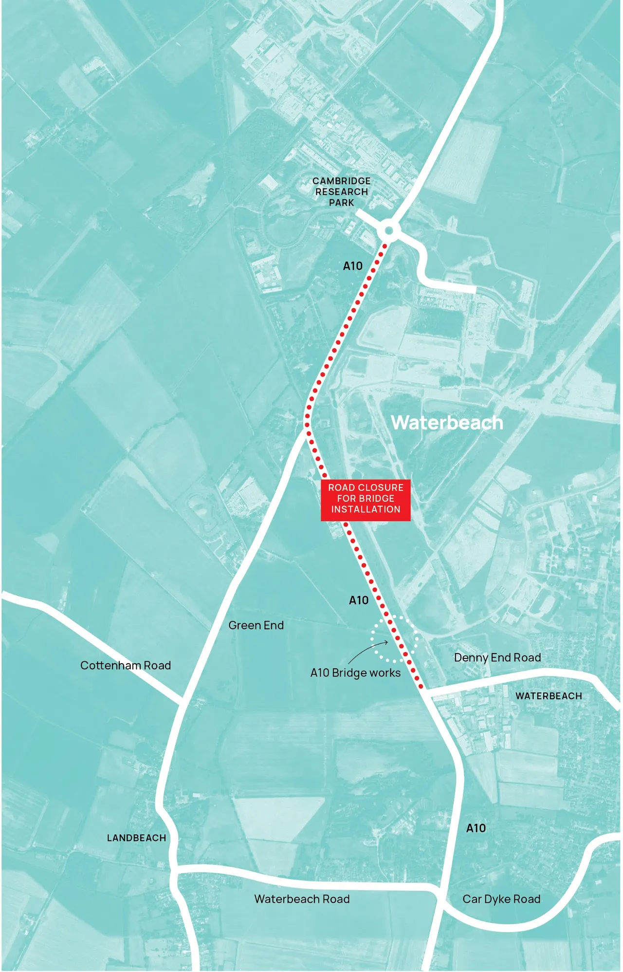 A10 Road Closure updated