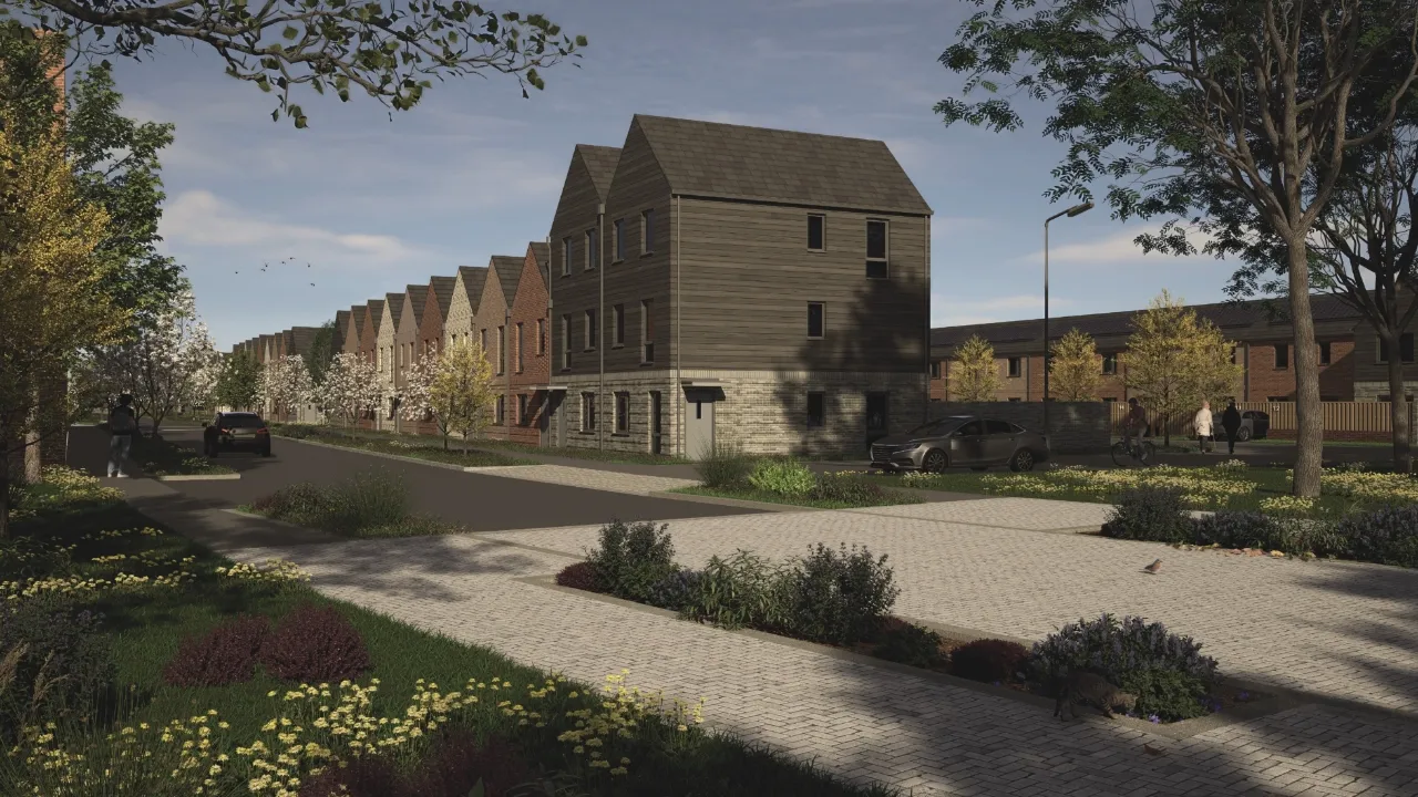 Waterbeach Build to Rent CGI
