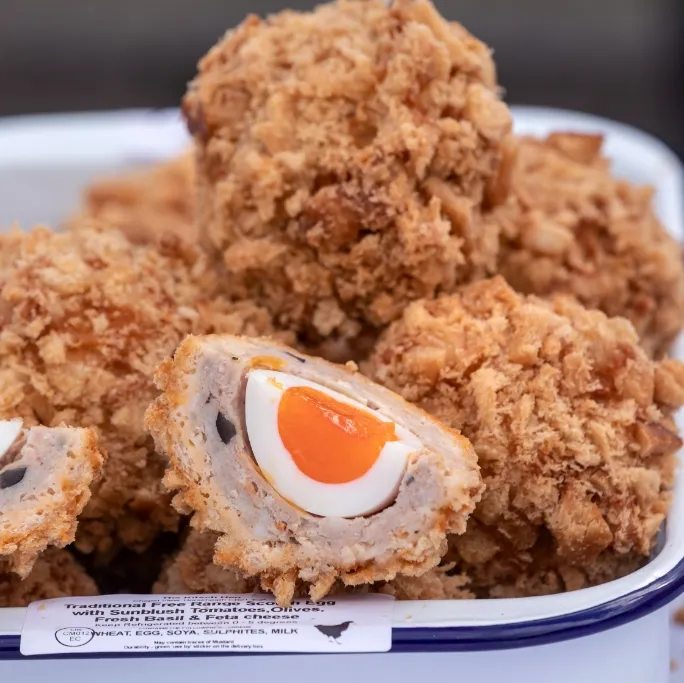 Scotch eggs at Waterbeach Community Market