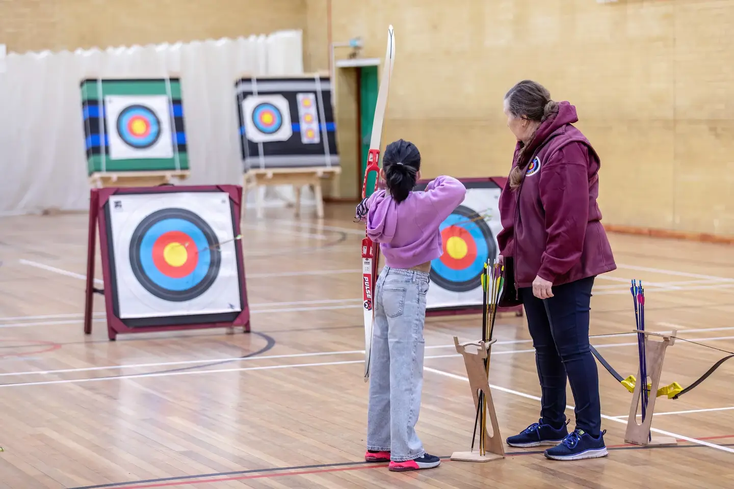 Archery at Waterbeach Health Wellbeing Day