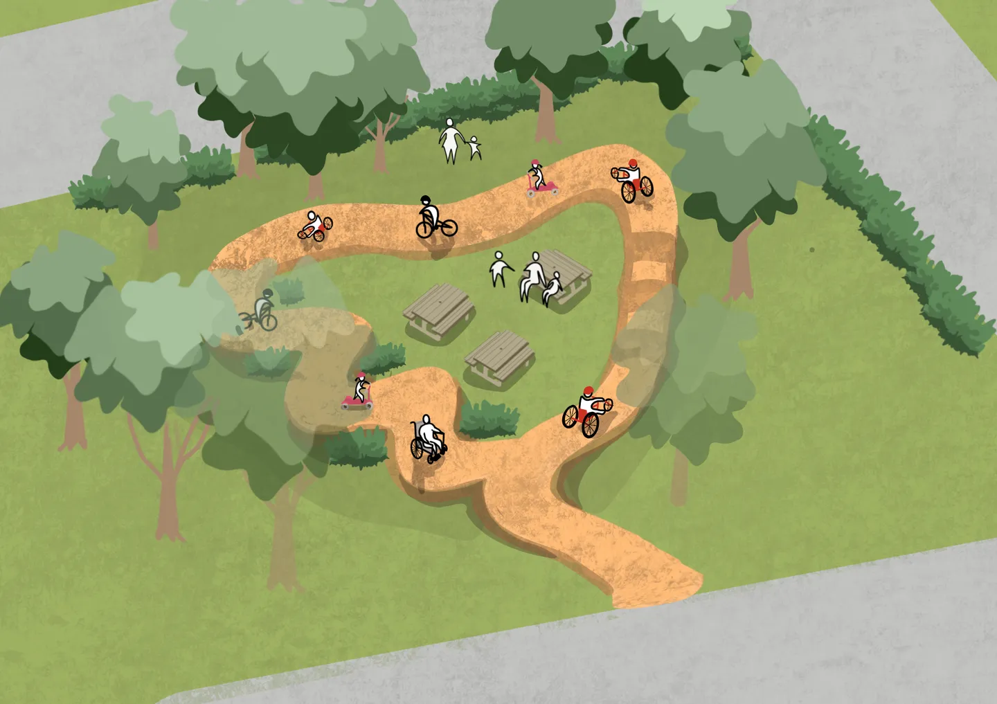 Waterbeach tots track