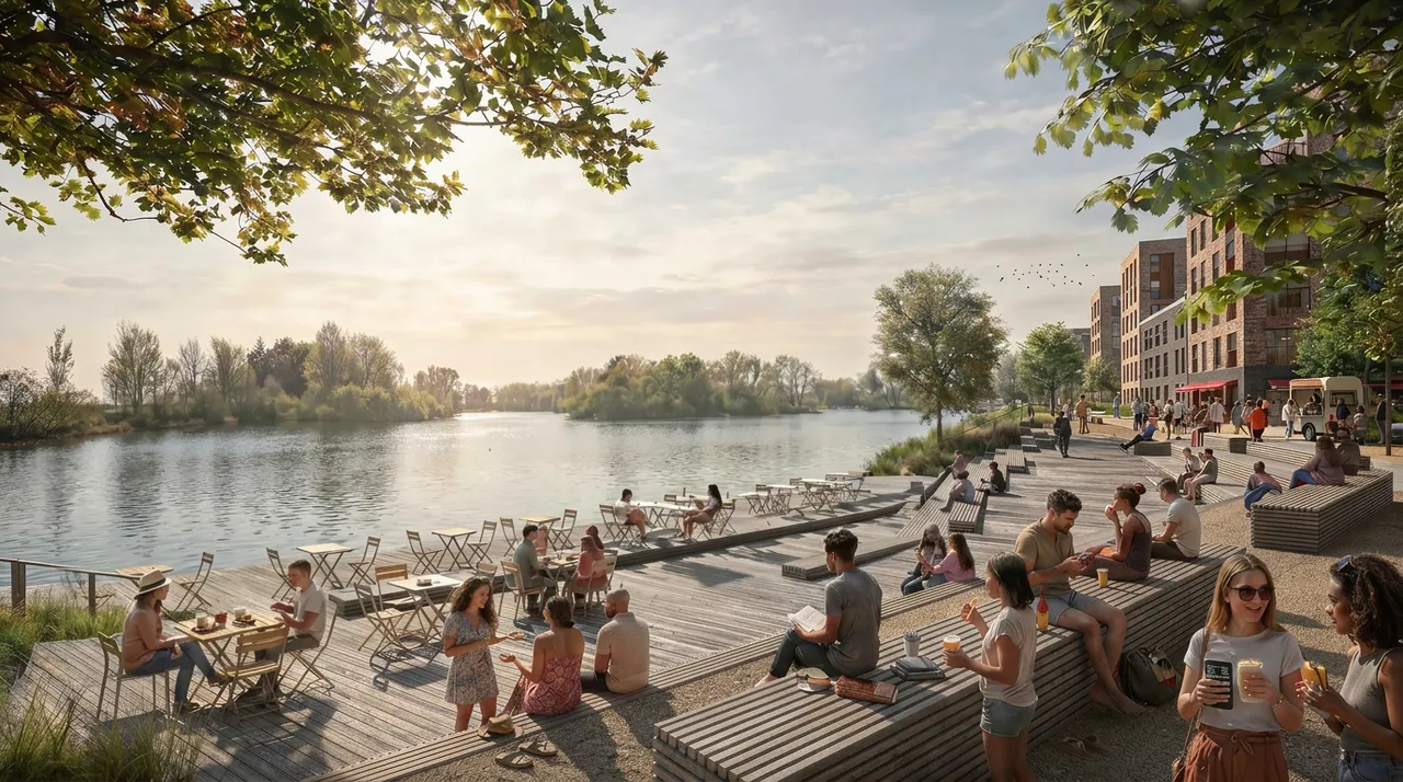 Featured image for “Plans submitted for new lakeside boardwalk and enhanced public space at Waterbeach”