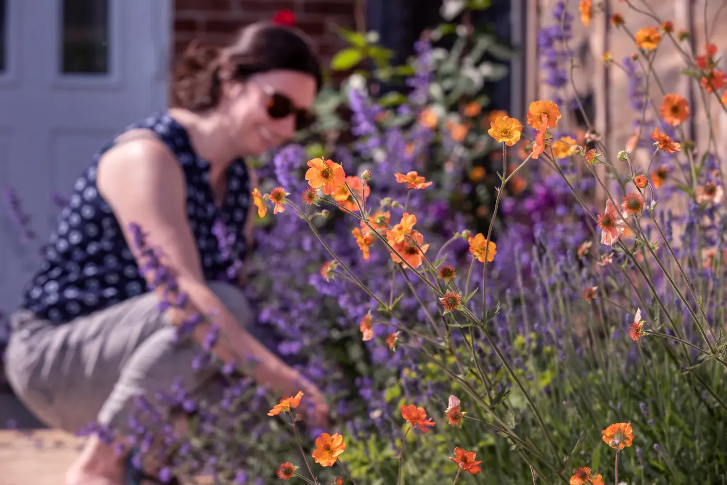 Picture of a woman gardening